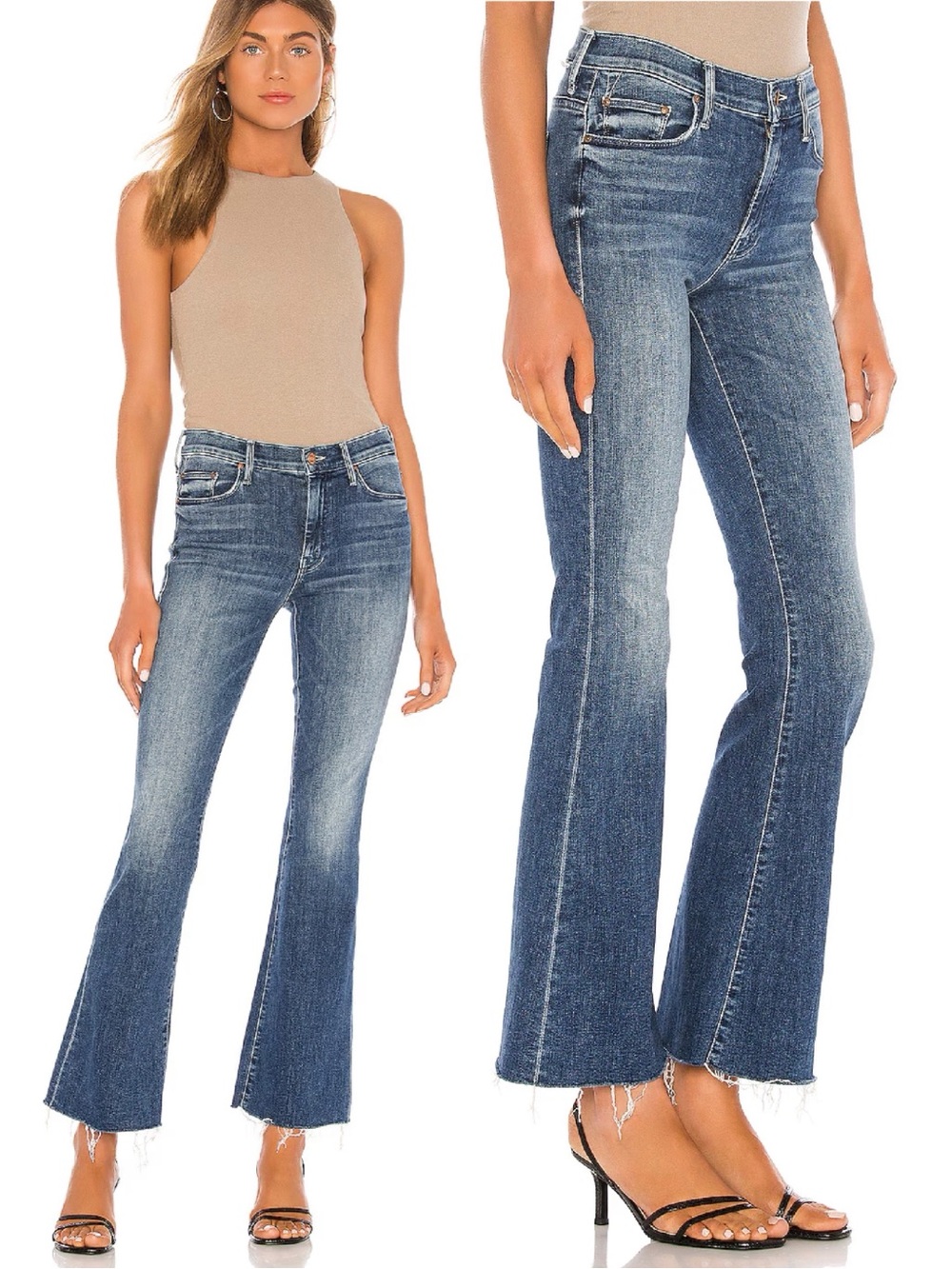 MOTHER Jeans Weekender Fray Groovin’ Blue Size 25